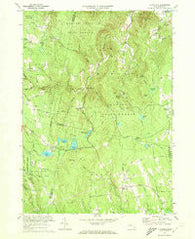 Plainfield Massachusetts Historical topographic map, 1:24000 scale, 7.5 X 7.5 Minute, Year 1971