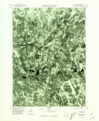 Plainfield Massachusetts Historical topographic map, 1:25000 scale, 7.5 X 7.5 Minute, Year 1975