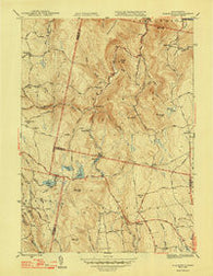 Plainfield Massachusetts Historical topographic map, 1:31680 scale, 7.5 X 7.5 Minute, Year 1948