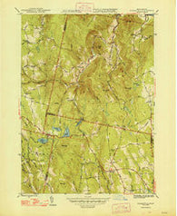 Plainfield Massachusetts Historical topographic map, 1:31680 scale, 7.5 X 7.5 Minute, Year 1948