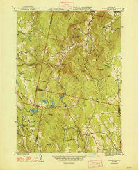 Plainfield Massachusetts Historical topographic map, 1:31680 scale, 7.5 X 7.5 Minute, Year 1948