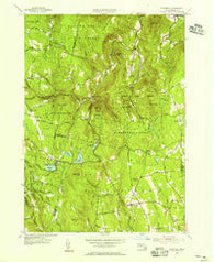 Plainfield Massachusetts Historical topographic map, 1:31680 scale, 7.5 X 7.5 Minute, Year 1955