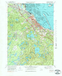 Plymouth Massachusetts Historical topographic map, 1:25000 scale, 7.5 X 7.5 Minute, Year 1977