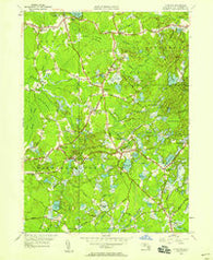 Plympton Massachusetts Historical topographic map, 1:24000 scale, 7.5 X 7.5 Minute, Year 1949