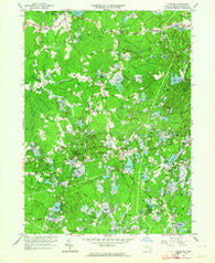 Plympton Massachusetts Historical topographic map, 1:24000 scale, 7.5 X 7.5 Minute, Year 1962