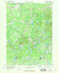 Plympton Massachusetts Historical topographic map, 1:24000 scale, 7.5 X 7.5 Minute, Year 1962
