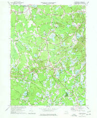 Plympton Massachusetts Historical topographic map, 1:24000 scale, 7.5 X 7.5 Minute, Year 1977