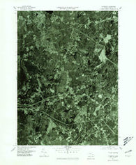 Plympton Massachusetts Historical topographic map, 1:25000 scale, 7.5 X 7.5 Minute, Year 1977