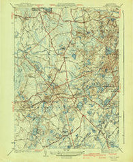 Plympton Massachusetts Historical topographic map, 1:31680 scale, 7.5 X 7.5 Minute, Year 1941