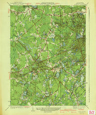 Plympton Massachusetts Historical topographic map, 1:31680 scale, 7.5 X 7.5 Minute, Year 1941