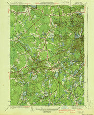 Plympton Massachusetts Historical topographic map, 1:31680 scale, 7.5 X 7.5 Minute, Year 1941