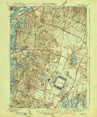 Pocasset Massachusetts Historical topographic map, 1:31680 scale, 7.5 X 7.5 Minute, Year 1941