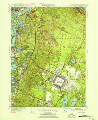 Pocasset Massachusetts Historical topographic map, 1:31680 scale, 7.5 X 7.5 Minute, Year 1953
