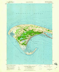 Provincetown Massachusetts Historical topographic map, 1:24000 scale, 7.5 X 7.5 Minute, Year 1958