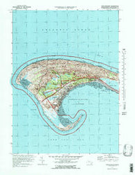Provincetown Massachusetts Historical topographic map, 1:25000 scale, 7.5 X 7.5 Minute, Year 1972