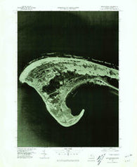 Provincetown Massachusetts Historical topographic map, 1:25000 scale, 7.5 X 7.5 Minute, Year 1977