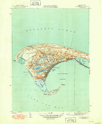 Provincetown Massachusetts Historical topographic map, 1:31680 scale, 7.5 X 7.5 Minute, Year 1944