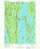 Quabbin Reservoir Massachusetts Historical topographic map, 1:24000 scale, 7.5 X 7.5 Minute, Year 1967