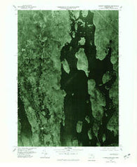 Quabbin Reservoir Massachusetts Historical topographic map, 1:25000 scale, 7.5 X 7.5 Minute, Year 1975