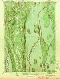 Quabbin Reservoir Massachusetts Historical topographic map, 1:31680 scale, 7.5 X 7.5 Minute, Year 1944