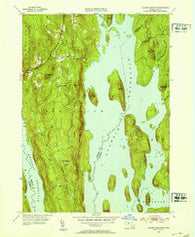 Quabbin Reservoir Massachusetts Historical topographic map, 1:31680 scale, 7.5 X 7.5 Minute, Year 1952