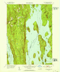Quabbin Reservoir Massachusetts Historical topographic map, 1:31680 scale, 7.5 X 7.5 Minute, Year 1952