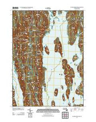 Quabbin Reservoir Massachusetts Historical topographic map, 1:24000 scale, 7.5 X 7.5 Minute, Year 2012