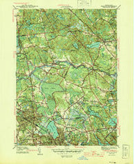 Reading Massachusetts Historical topographic map, 1:31680 scale, 7.5 X 7.5 Minute, Year 1944