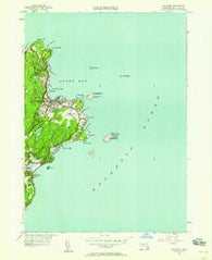 Rockport Massachusetts Historical topographic map, 1:24000 scale, 7.5 X 7.5 Minute, Year 1949