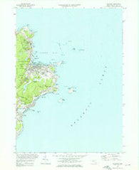 Rockport Massachusetts Historical topographic map, 1:24000 scale, 7.5 X 7.5 Minute, Year 1973