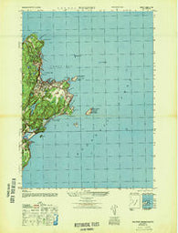 Rockport Massachusetts Historical topographic map, 1:25000 scale, 7.5 X 7.5 Minute, Year 1947