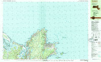 Rockport Massachusetts Historical topographic map, 1:25000 scale, 7.5 X 15 Minute, Year 1984