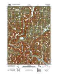 Rowe Massachusetts Historical topographic map, 1:24000 scale, 7.5 X 7.5 Minute, Year 2012