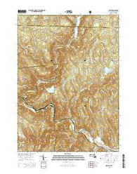 Rowe Massachusetts Current topographic map, 1:24000 scale, 7.5 X 7.5 Minute, Year 2015