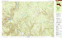 Rowe Massachusetts Historical topographic map, 1:25000 scale, 7.5 X 15 Minute, Year 1998