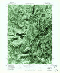 Rowe Massachusetts Historical topographic map, 1:25000 scale, 7.5 X 7.5 Minute, Year 1975