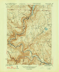 Rowe Massachusetts Historical topographic map, 1:31680 scale, 7.5 X 7.5 Minute, Year 1947