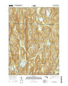 Royalston Massachusetts Current topographic map, 1:24000 scale, 7.5 X 7.5 Minute, Year 2015