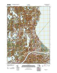 Sagamore Massachusetts Historical topographic map, 1:24000 scale, 7.5 X 7.5 Minute, Year 2012
