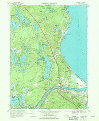 Sagamore Massachusetts Historical topographic map, 1:24000 scale, 7.5 X 7.5 Minute, Year 1967