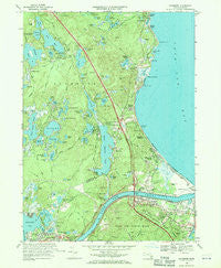 Sagamore Massachusetts Historical topographic map, 1:24000 scale, 7.5 X 7.5 Minute, Year 1967