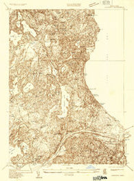 Sagamore Massachusetts Historical topographic map, 1:24000 scale, 7.5 X 7.5 Minute, Year 1933