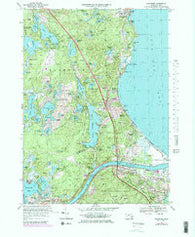 Sagamore Massachusetts Historical topographic map, 1:25000 scale, 7.5 X 7.5 Minute, Year 1967