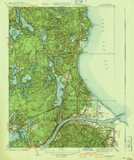 Sagamore Massachusetts Historical topographic map, 1:31680 scale, 7.5 X 7.5 Minute, Year 1940