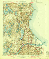 Sagamore Massachusetts Historical topographic map, 1:31680 scale, 7.5 X 7.5 Minute, Year 1940
