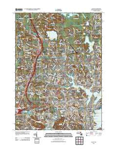 Salem Massachusetts Historical topographic map, 1:24000 scale, 7.5 X 7.5 Minute, Year 2012