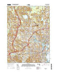Salem Massachusetts Current topographic map, 1:24000 scale, 7.5 X 7.5 Minute, Year 2015