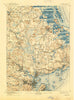 Salem Massachusetts Historical topographic map, 1:62500 scale, 15 X 15 Minute, Year 1893