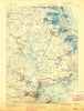 Salem Massachusetts Historical topographic map, 1:62500 scale, 15 X 15 Minute, Year 1888