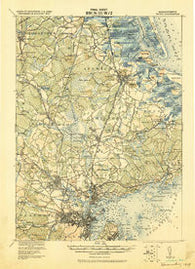 Salem Massachusetts Historical topographic map, 1:62500 scale, 15 X 15 Minute, Year 1919